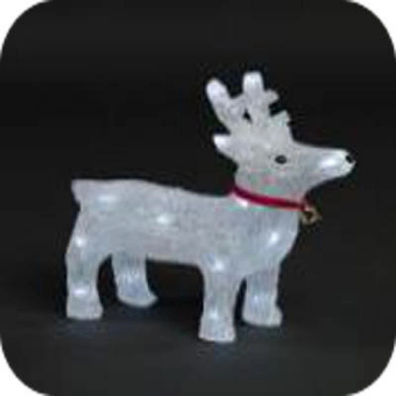 White Color LED Christmas Deer Shape Light Decoration