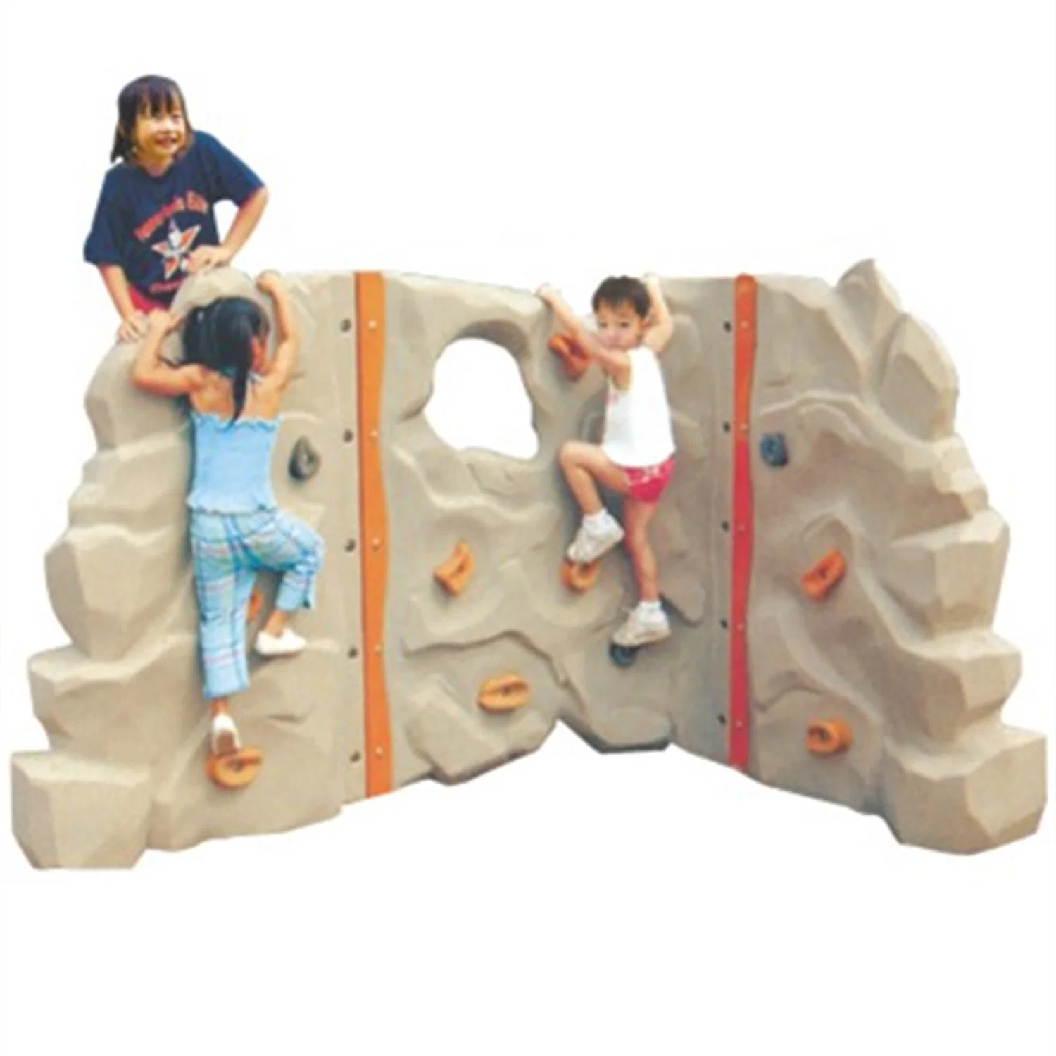 Customize Children's Outdoor Physical Training Plastic Rock Climbing Equipment