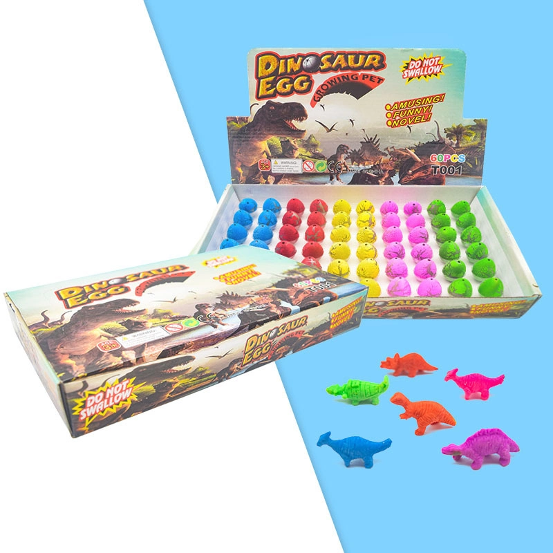 Fabricación de agua de regalo promocional creativa la magia de los huevos de dinosaurio de plástico creciente