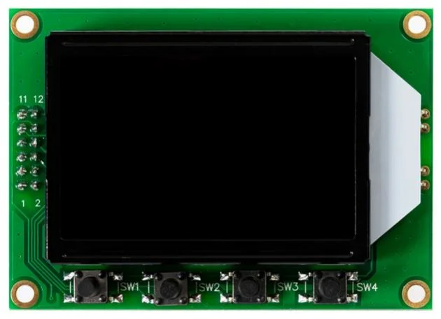 Custom LCD Module with Zebra Rubber Conductive Strip Connector Ht1621/Compatible COB LCD