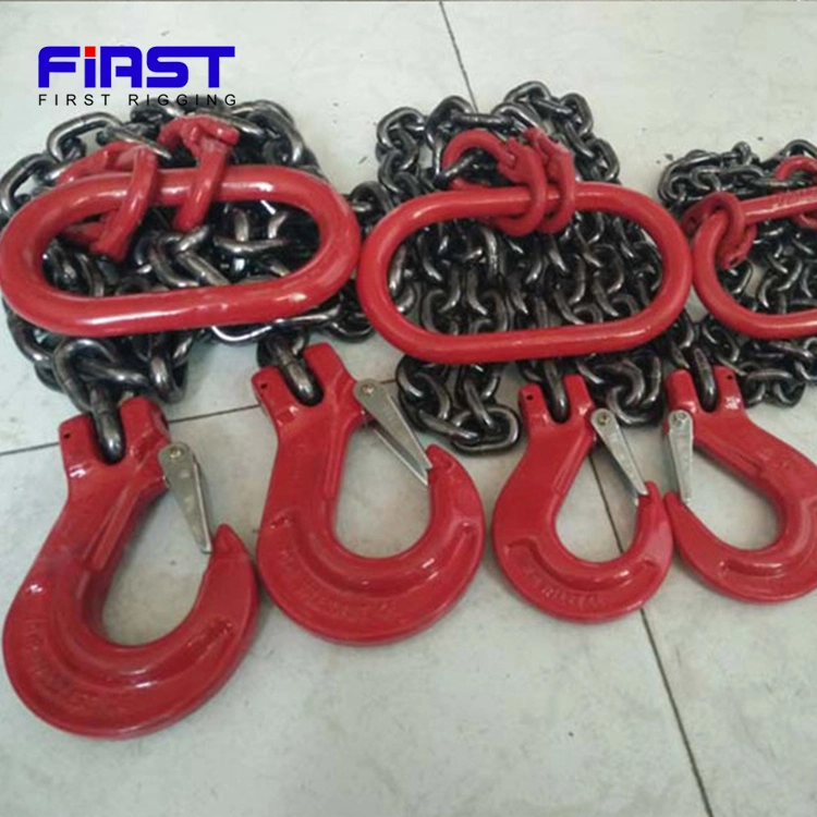 G80 Forged Industrial Powder Coated Alloy Steel Two Legs Chain Sling