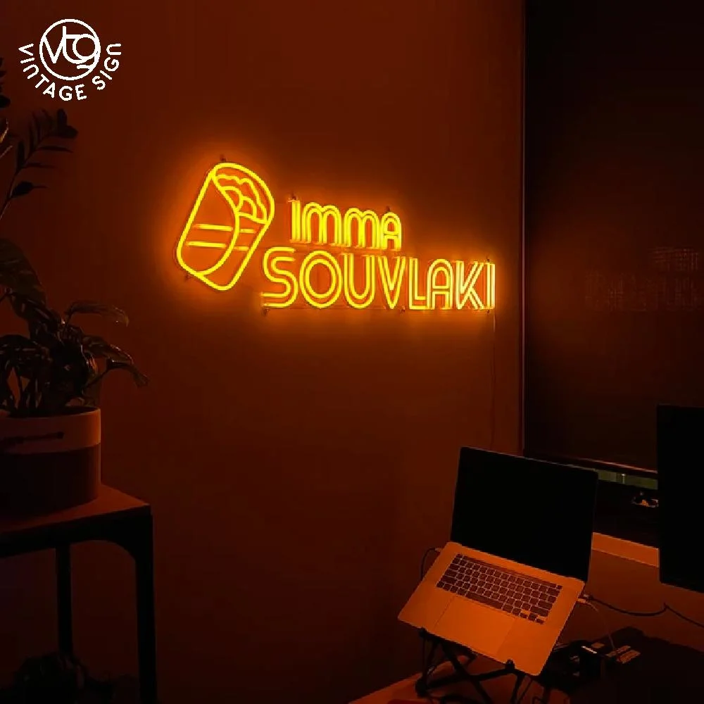 Atacado China Fábrica Luzes O Sinal Bem-vindo Sinais de Néon LED Personalizados Luz Personalizada Fabricante de Dropshipping Acrílico PVC LED Parede para Decoração.