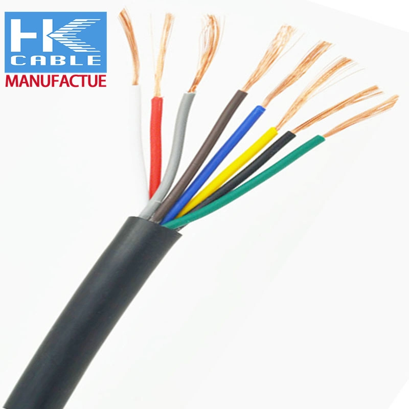 Flexible Power St Cable 4*1.5mm2 15 16AWG 4core Machine Equipment Line Full Copper Signal Alarm Control Line Waterproof