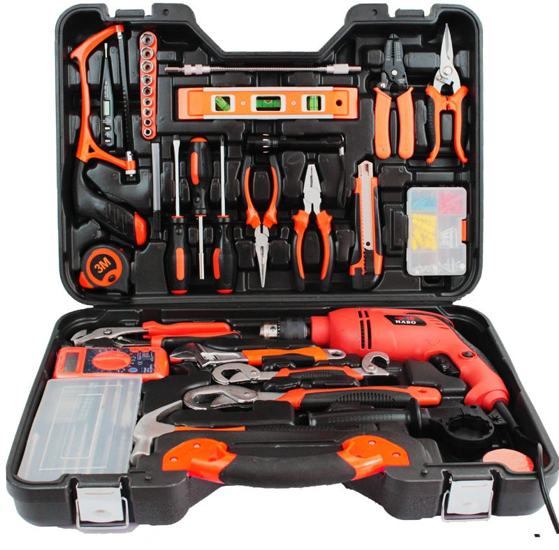 Electrician Screwdriver Hammer Wrench Tools Sets 12V Electric Cordless Drill Household Hardware Power Tools Set