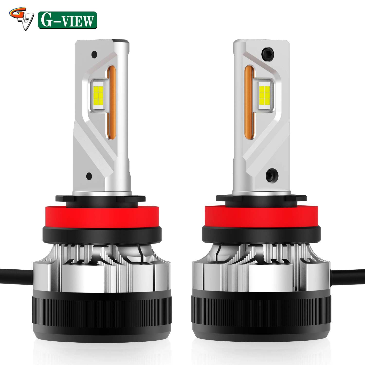 G-View Waterproof Dual Color White And Yellow Best And Powerful 800 881 Led Auto Headlight H4 H7 H11 Led Headlight Bulb