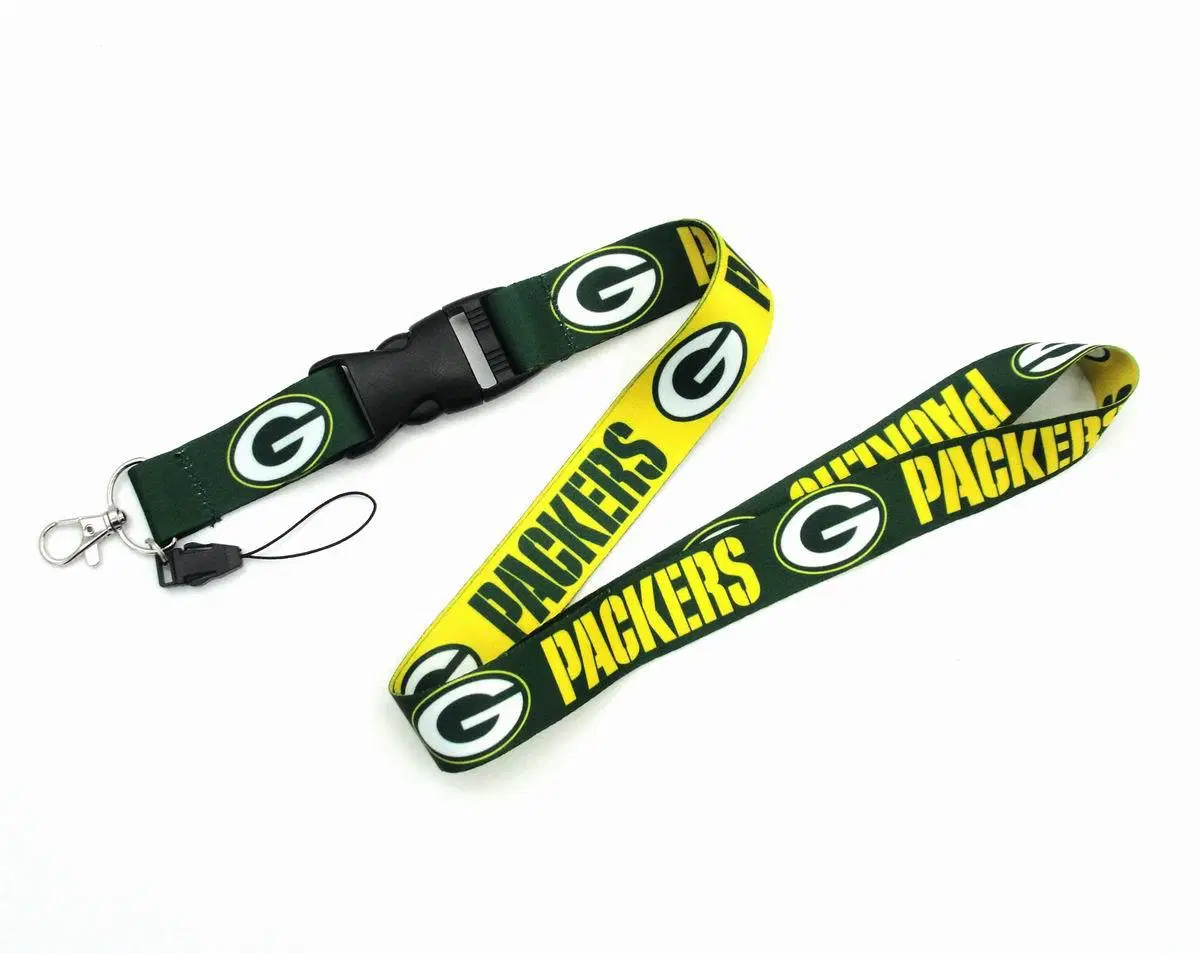 American Football Club Football NFL Work Card Buckle Long Mobile Phone Lanyard