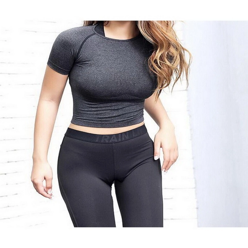 Sports Sexy Tank Yoga Top Running Long Sleeve Women Fitness Yoga Wear