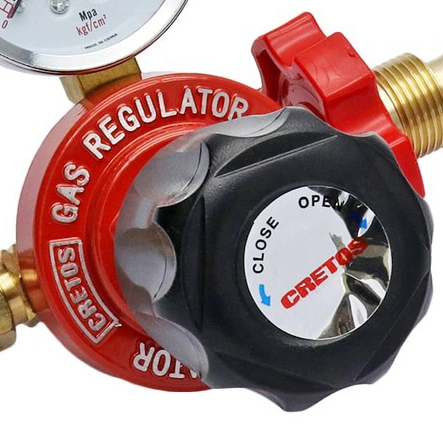 LPG/Propane/CNG/Natural Gas Regulator with 63mm Pressure Gauge Sam Won Swr-050 Type Style 3kgf/Cm2 0.3MPa W22-14 W23-14 Cga540