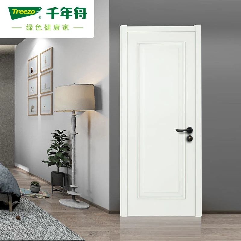 Hot Selling Good Quality Classic Design Interior MDF Door Engineering Series Engineering Cheap Painting MDF Door