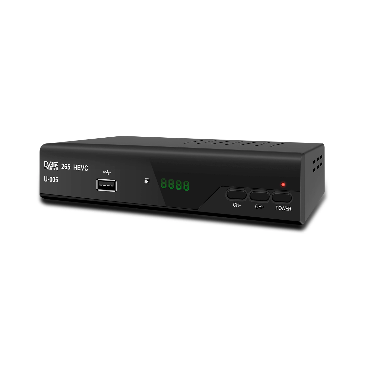 Full HD European Market H. 265 DVB-T2 Receiver Hevc