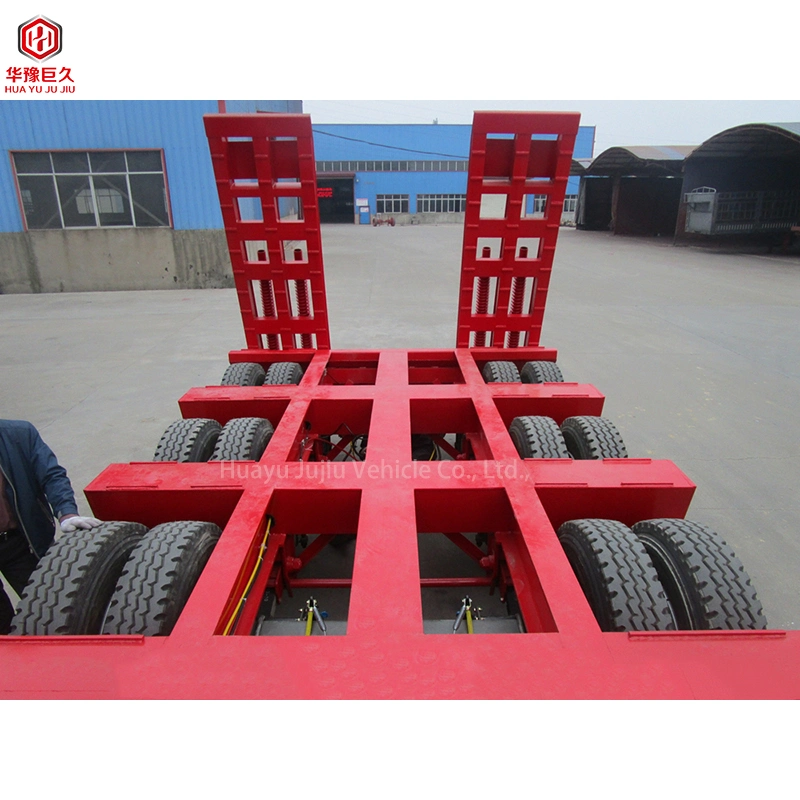 3 eixos 50 - 60 toneladas Lowboy / Lowbed / Low Loader Semi-reboque Para venda com mola