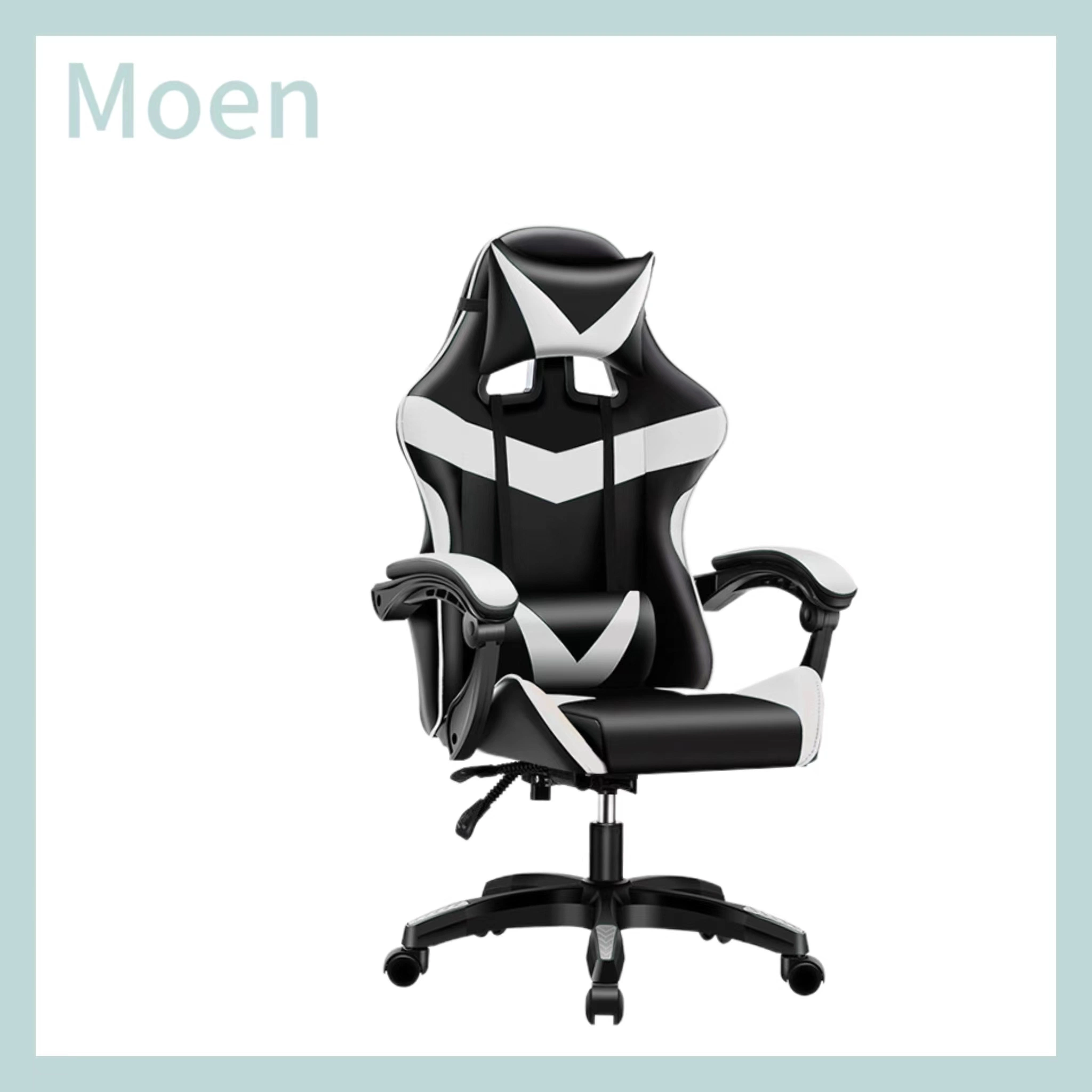 Ergonomic Gamer Mesh Workstation Massage Racing Blue Computer Rocker Gaming Chair