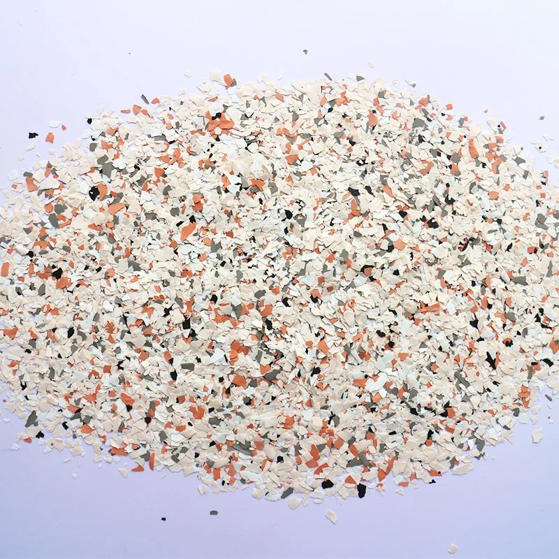 Color decorativo Flakes epoxi Pigment Acrílico Flake Chips