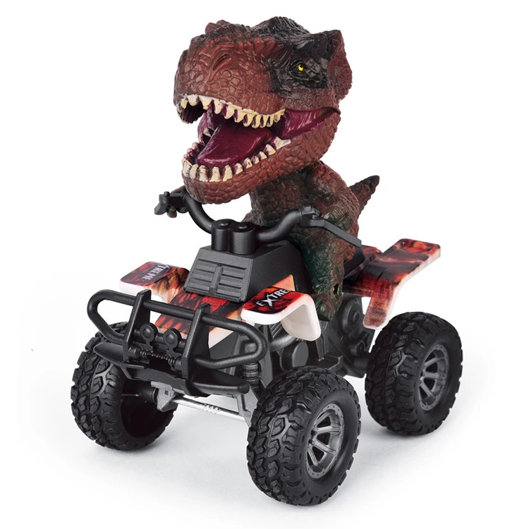 Newest Pull Back Dinosaur Cars Toys Dinosaur Cross-Country Motorcycle Party Favors Games Dino Car Toy Monster Friction Power Car Gifts Small Dinosaur Car Toy