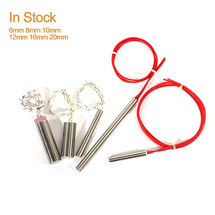 Industrial Stainless Steel 100W 12V DC Heating Element Electric Mold Cartridge Heating Resistor