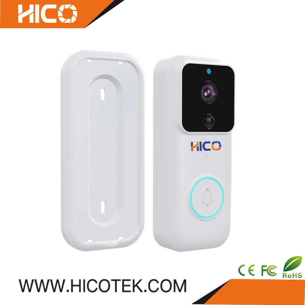 Hicotek APP Two-Way Audio Wireless Indoor Action Night Vision System Video Door Phone Camera