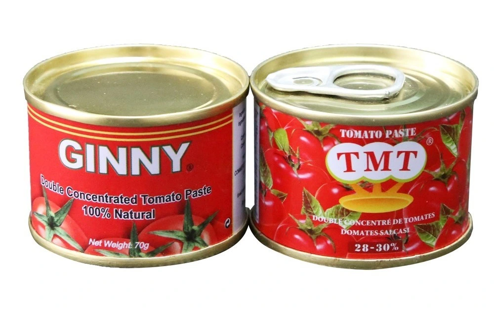 Tomato Paste China Factory Tomato Paste 70g*50tins Can Tomato Paste