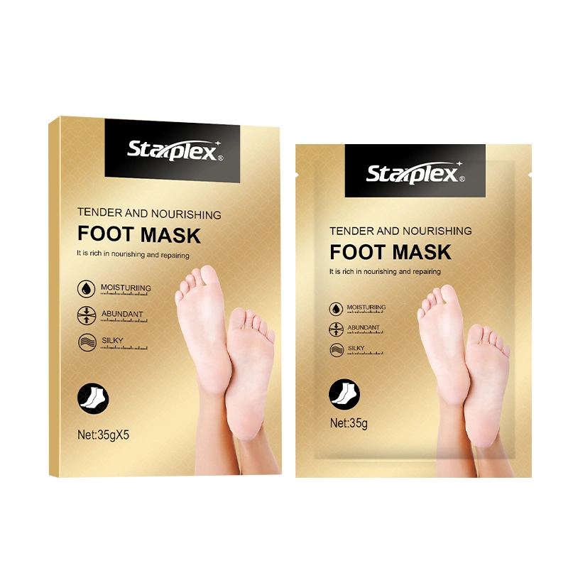 Peeling Exfoliating Foot Mask Remove Dead Skin Cuticles Heel Foot Care Private Label Foot Mask Socks