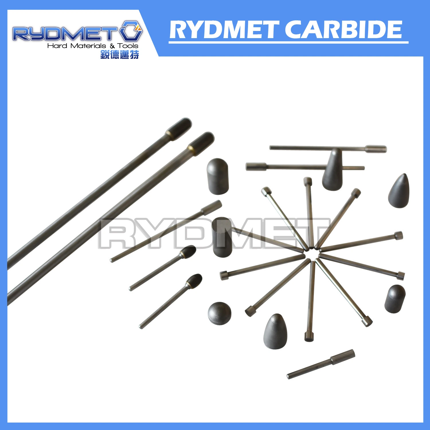 Carburo de tungsteno cementado Bur Blanks-Files-ANSI-DIN-Redi Bur