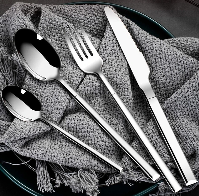 Wholesale/Supplier 304 Stainless Steel Classic Cutlery Portable Knife Fork Spoon Four Piece Set