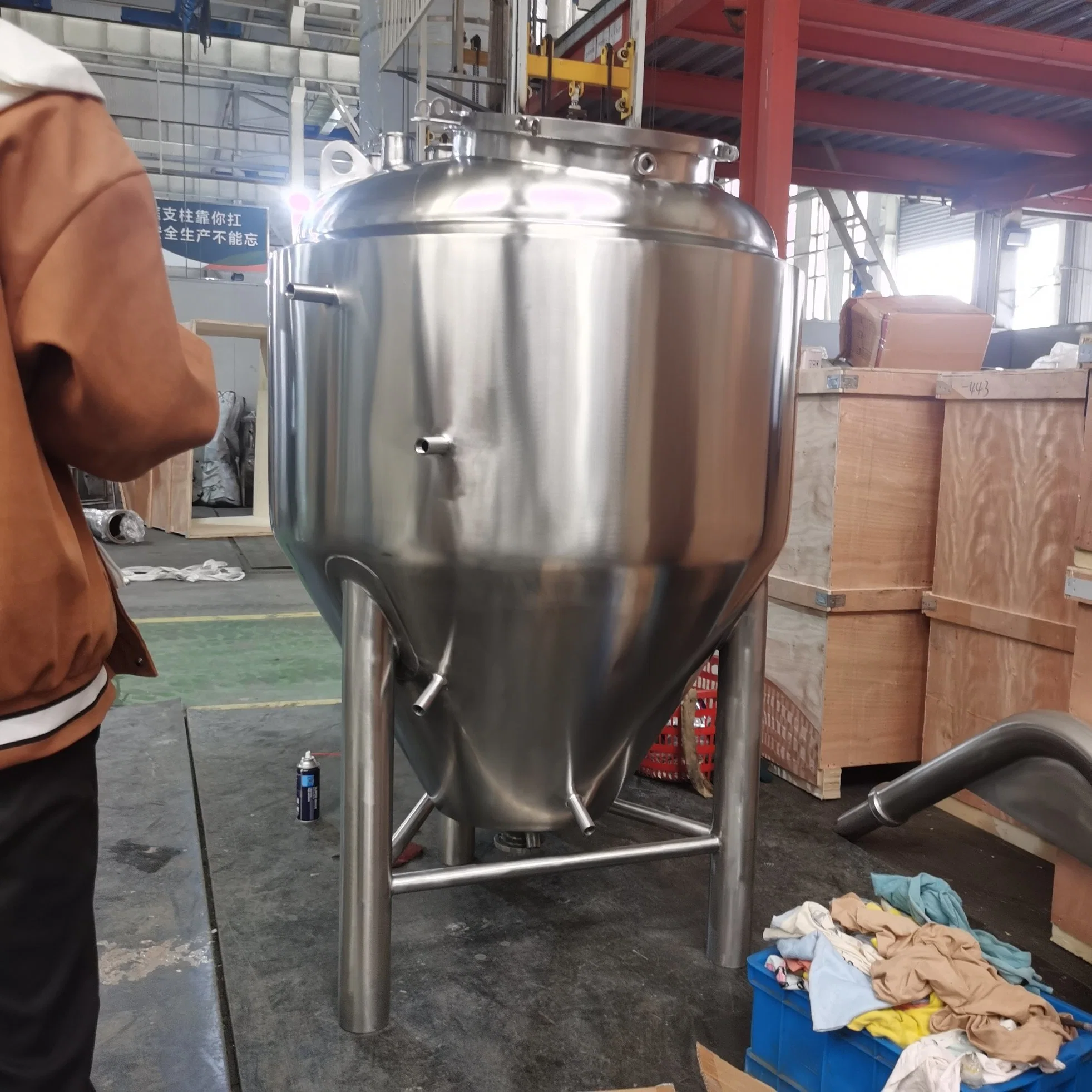 1000L 2000L 304 Beer Brewery Equipment Conical Beer Turnkey Project