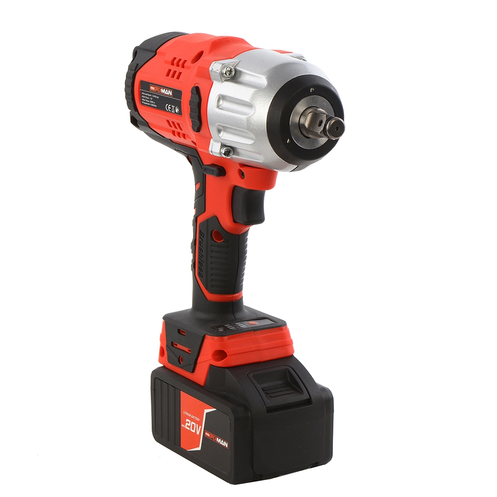 Alto torque 600 N . M chaves de impacto aparafusadora sem fio da chave de alimentação Power Tools