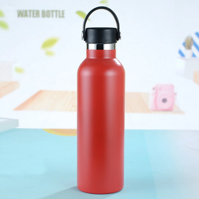 Narrow Mouth 304 Stainless Steel Water Bottle Travel Portable Water Bottle