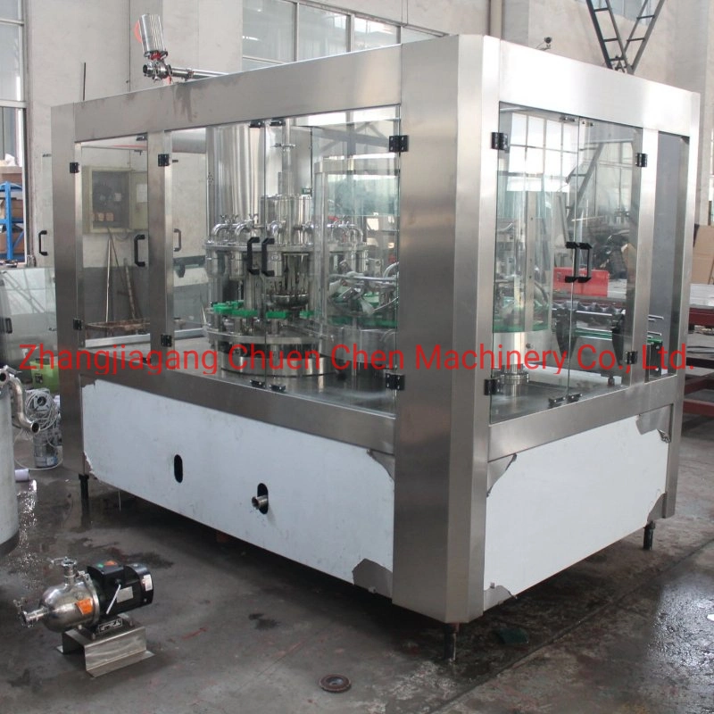 Automatic 2 in 1 Rotary Tin Can Juice Filling Sealing Machine