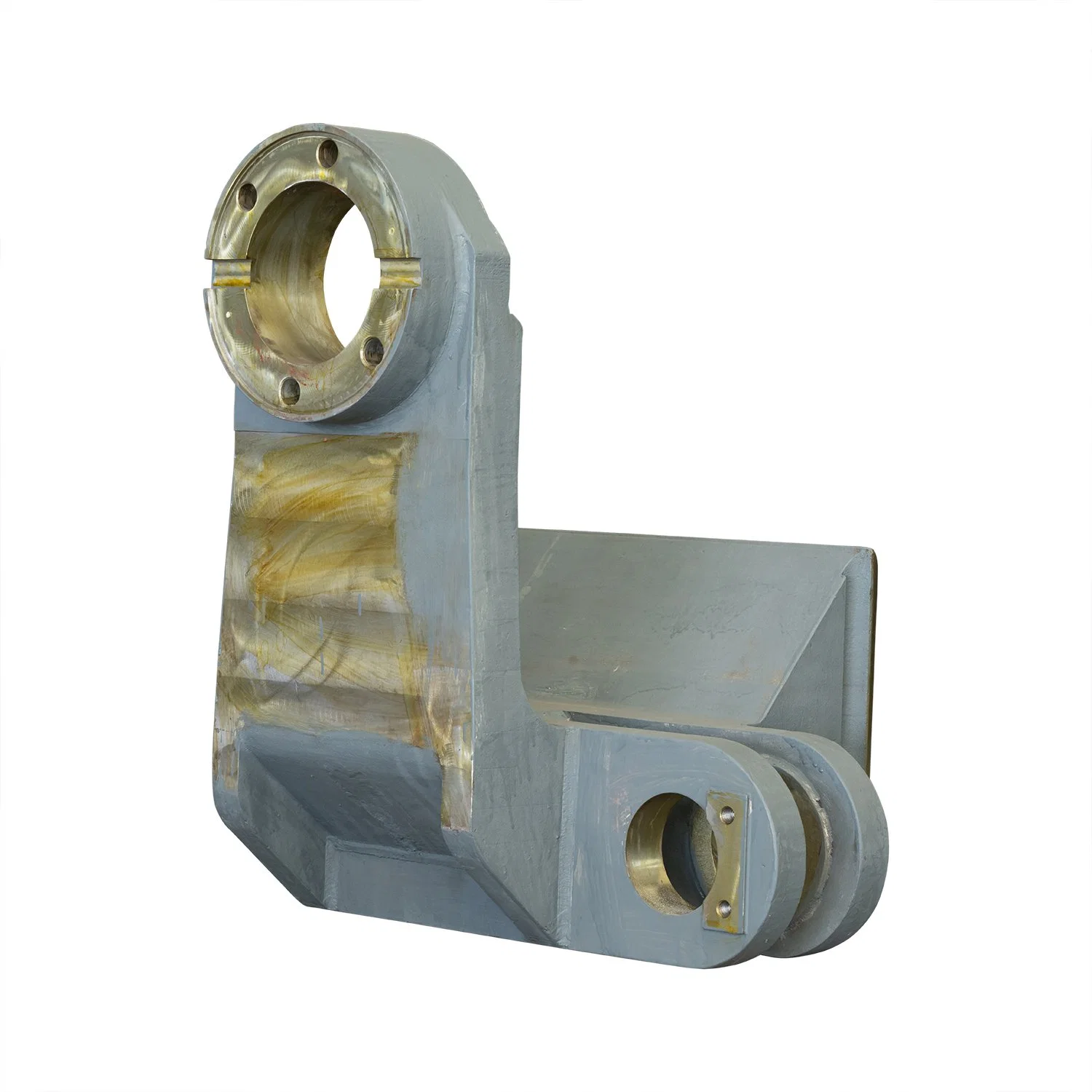 Large Equipment Casting Parts for Crane Support/Sheer Leg/Rocker Arm/Bearing Block/Valve Disc