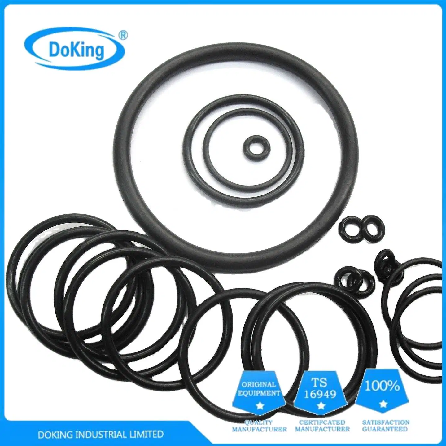 Dlseals PU Oring NBR Silicone EPDM Neoprene O-Ring Rubber Round