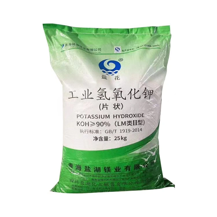 Agent Chemical Caustic Potash Flakes KOH Potassium Hydroxide CAS 1310-58-3