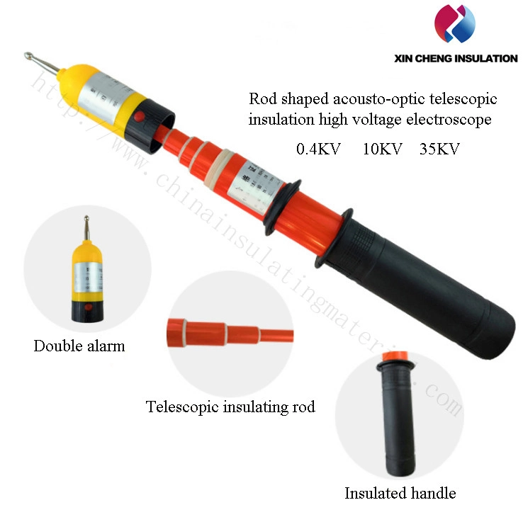 Alarme de alta tensão AC Acousto-Optic Electroscope