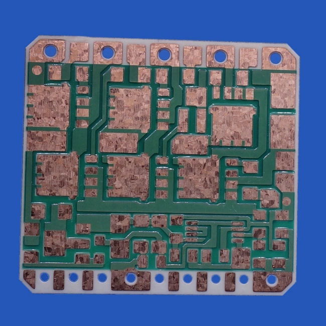 Mo-Mn Metallization Process Metallized 96% 99.6% Alumina Ceramic PCB Board