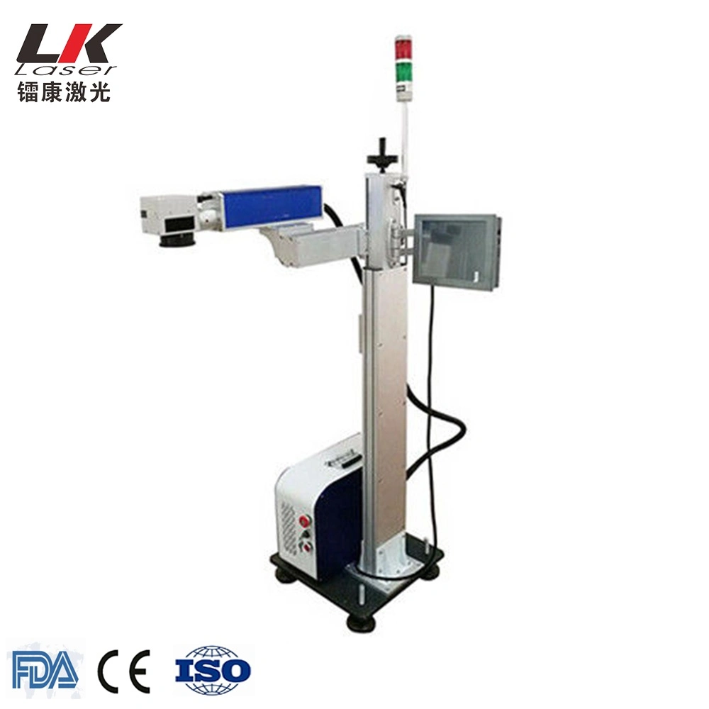 Movable Work Table Work Platform Automatic Belt Conveyor Optical Fiber Laser Marking Equipment