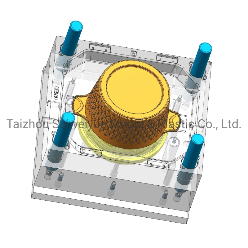 Outdoor Picnic Drink Cooling Bowl Portable Bottle Cooler Barrel Plastic Injection Mould