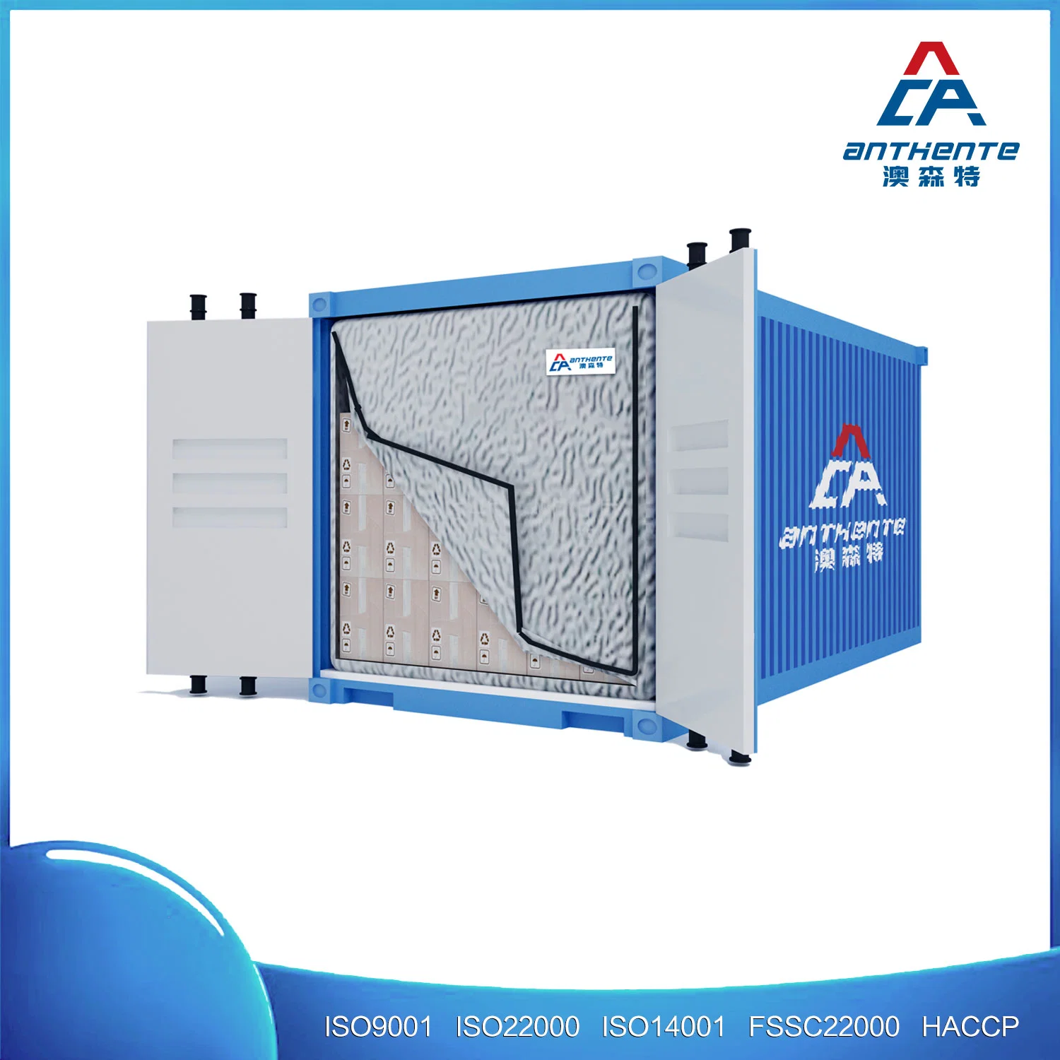 40FT Dry Bulk Liner for Non-Dangerous Chemicals Granules Transport in Container