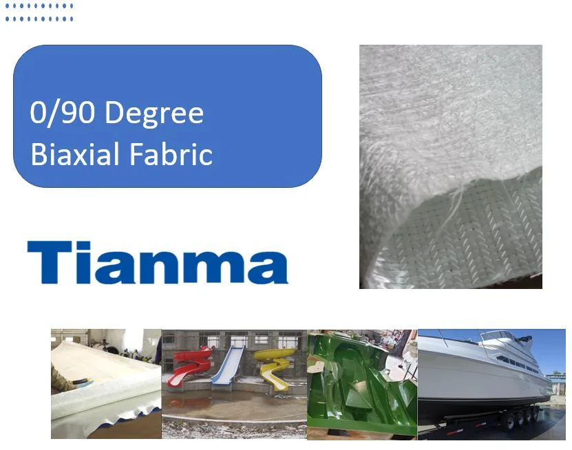 Glass Fiber Stitch-Bonded Biaxial Fabrics with Mat in 0 /90 Degree