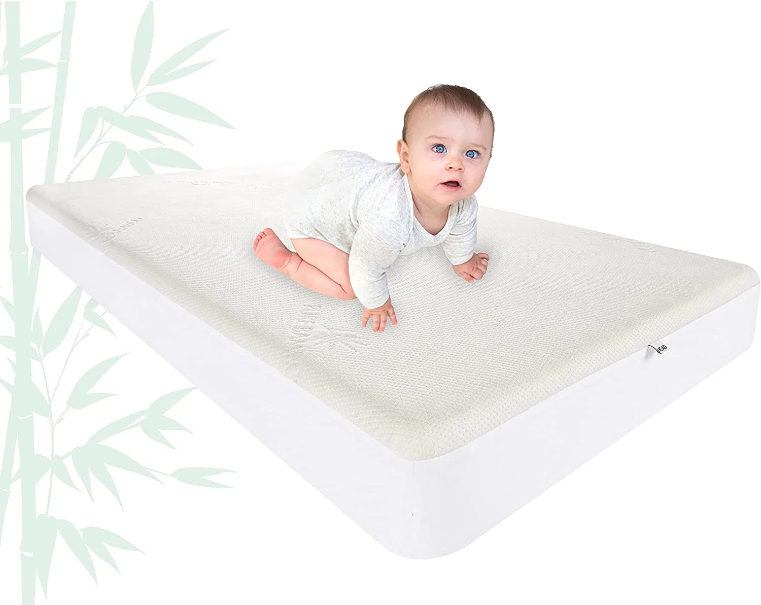 Waterproof Pad Cover Breathable Ultra Soft Cotton Toddler Crib Mattress Pad