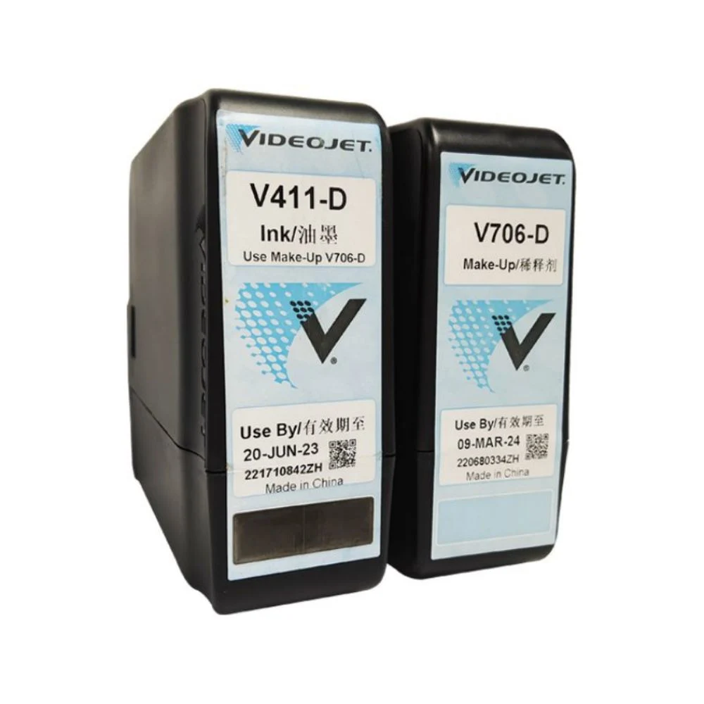 Precio de fábrica original V410-D V7206-D de tinta para impresora de inyección de tinta Videojet 1580 Cij