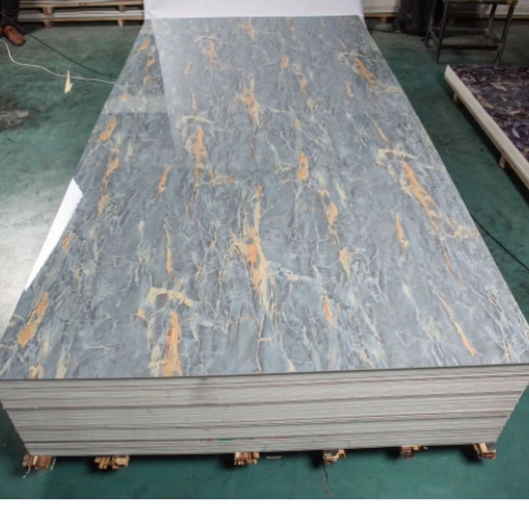 1220*2440mm PVC Marble Sheet UV Wall Panel pour la décoration intérieure