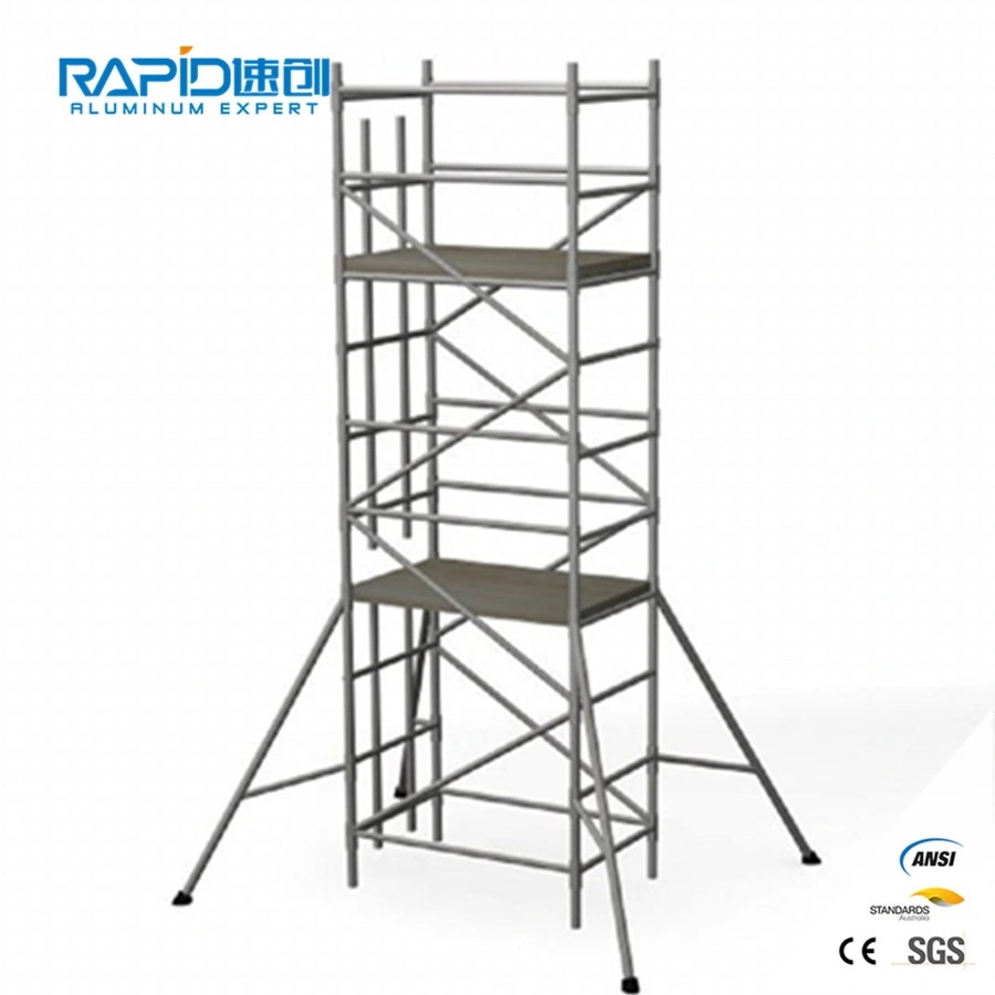 Aluminum Working Scaffold Scaffolding Power Communication Transmission Mobile Tower