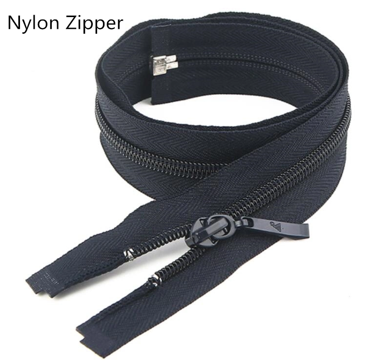 High quality/High cost performance  No. 5 Nylon Zipper O/E, a/L Slider From Original Factory