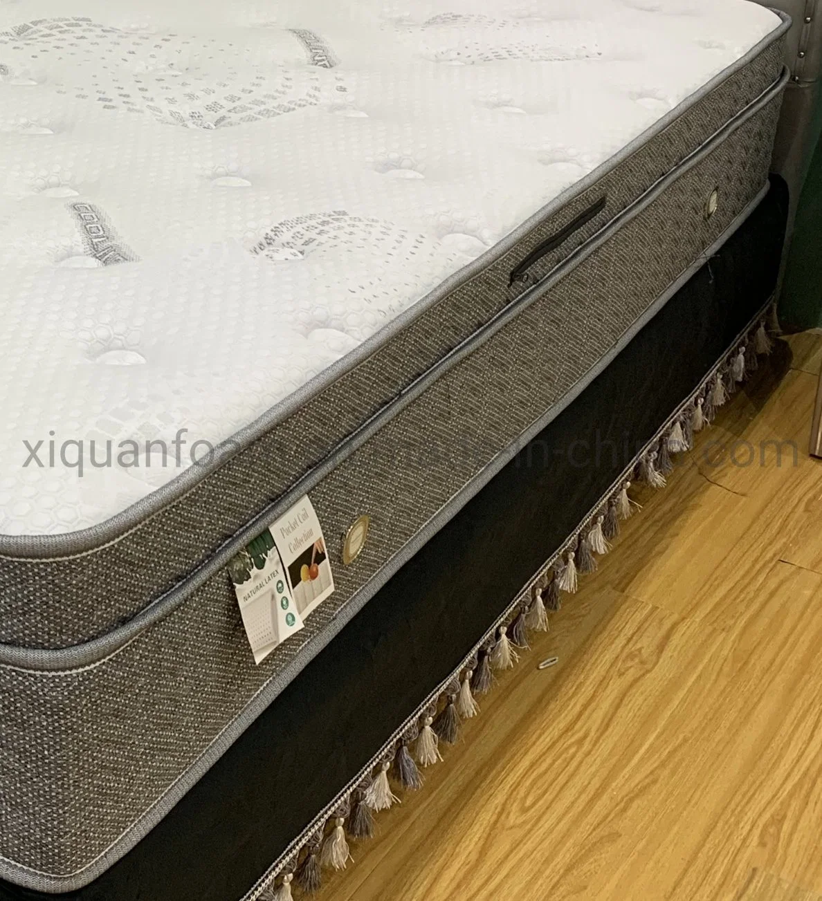 Crown Hotel Mattress Vacuum Pack Pocket Spring Mattress King Latex Mattress