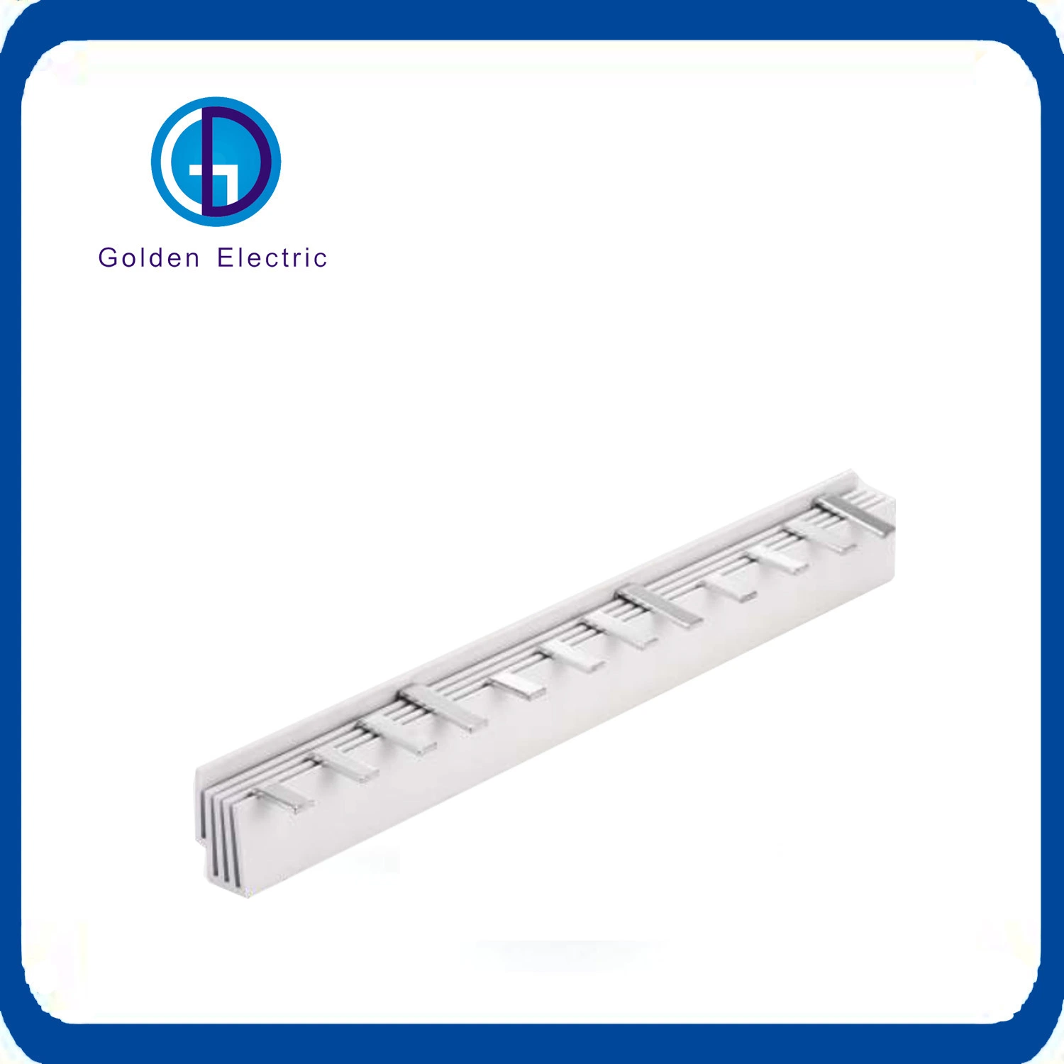 1/2/3/4 Pole Pin & Fork Type CE Certified OEM ODM Electrical Copper Busbar for Mcbs