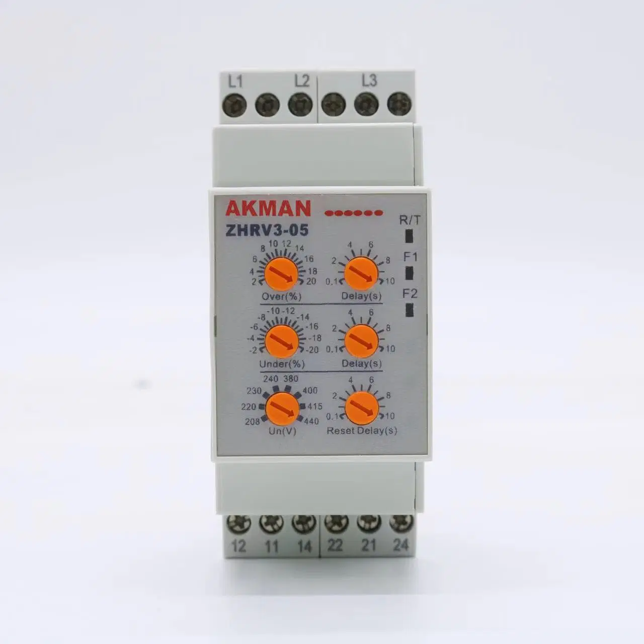 Auto Three Phase AC Voltage Monitoring Relays Over Under Voltage Protection Relay with CE