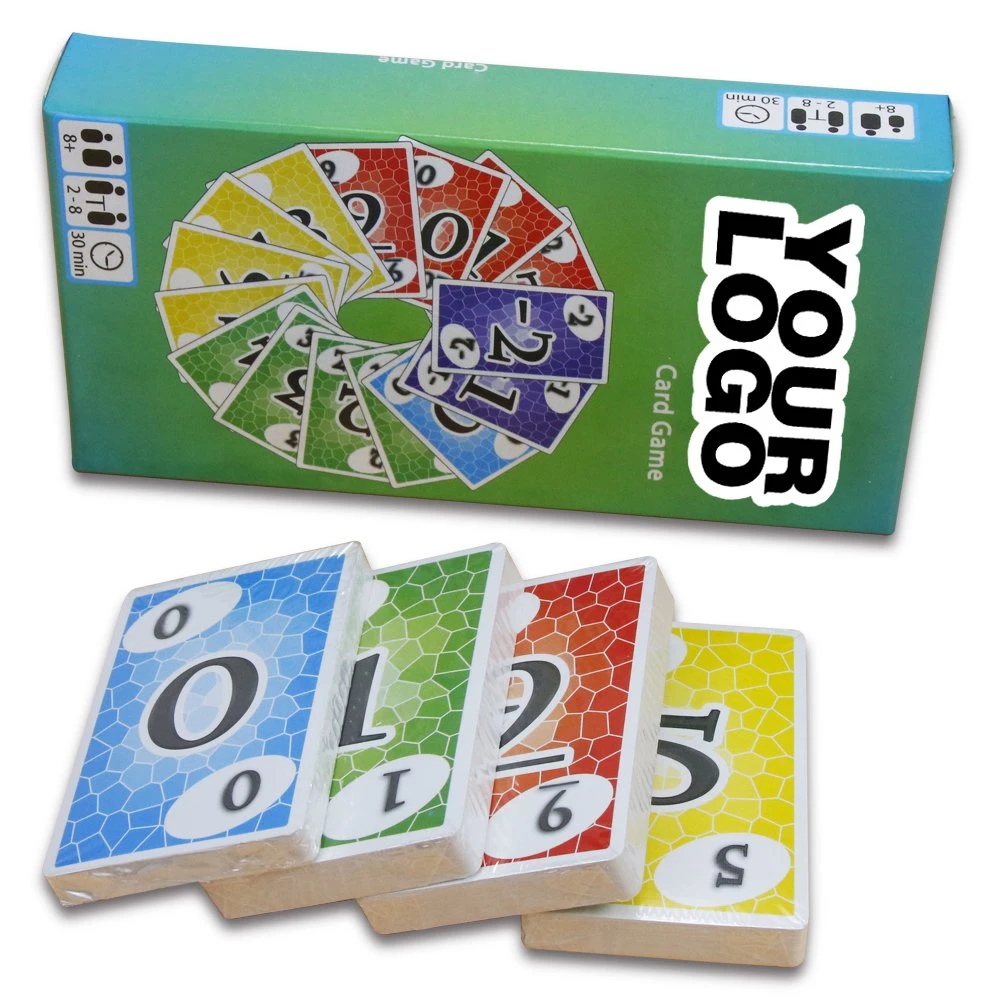 Großhandel Indoor Outdoor Game Card Kinder Erwachsenen Custom Logo Druck Spielkarte mit Schachtel aus Papier