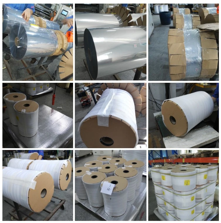 China stabile Qualität Kundenspezifische Größe Polyolefin PVC Schrumpffolie für Verpackung und Etikett