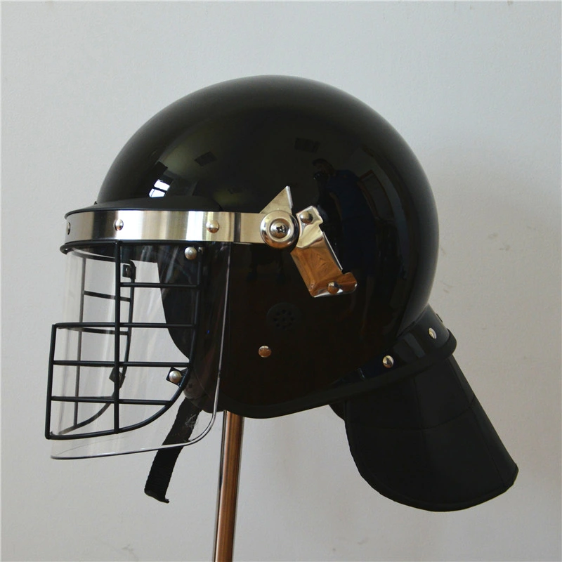 Police Ang Military Anti Riot Helmet with Iron Grill Protection Army