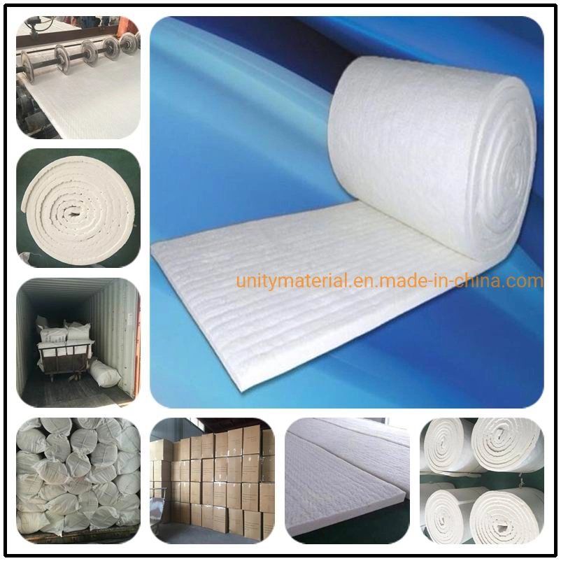 1500c 1600 Degree Fire Proof Thermal Insulation Morgan Heat Resistant Chromium Oxide Ceramic Fiber Blanket Roll Wool as Refractory Material