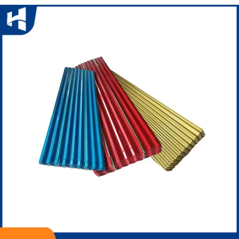 Metal Building Material Prepainted Color Roof Tiles Price Galvanized Corrugated Metal Roofing Sheet Colored Corrugated Metal